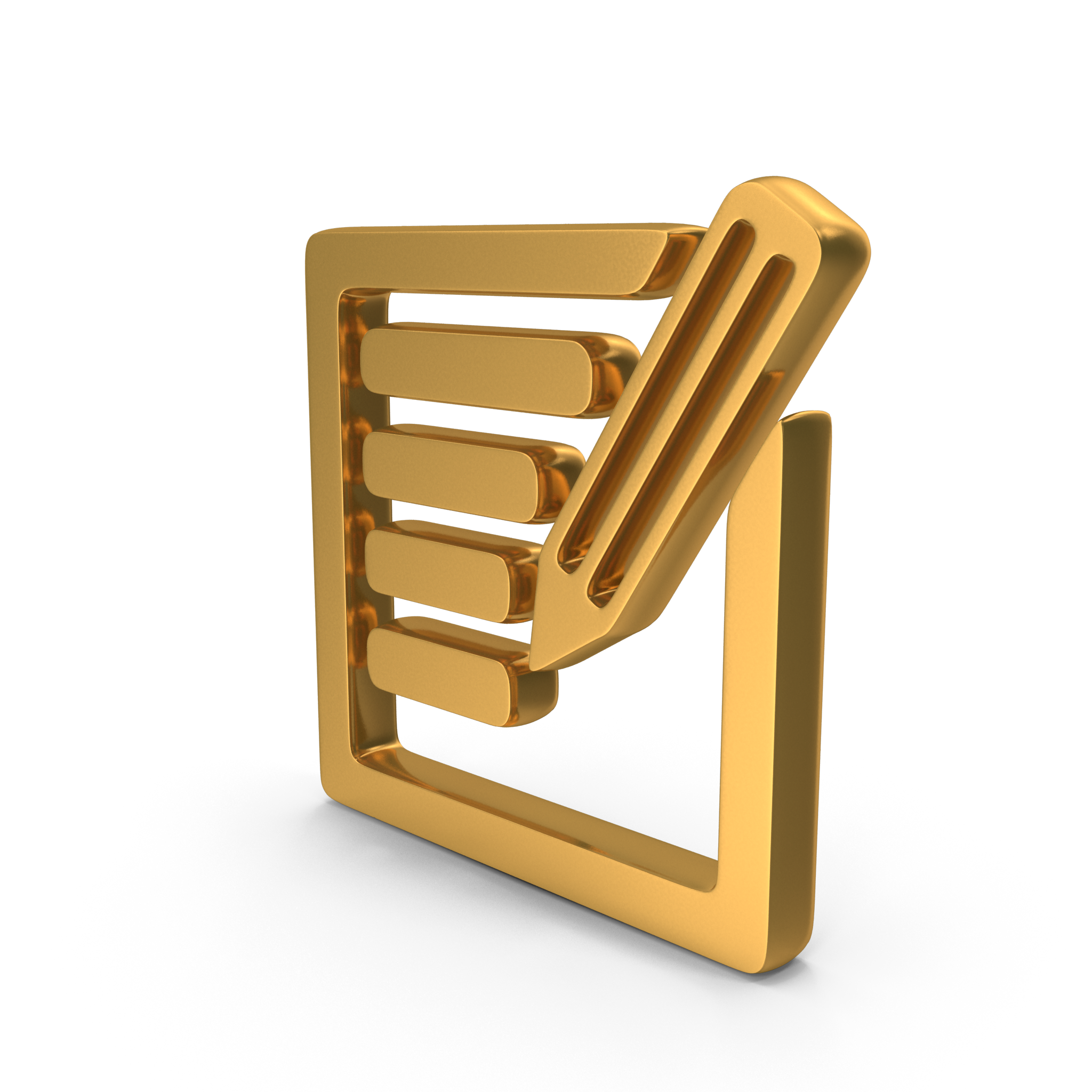 User Interface Experience Icon Writing Annotation Gold.H03.2k